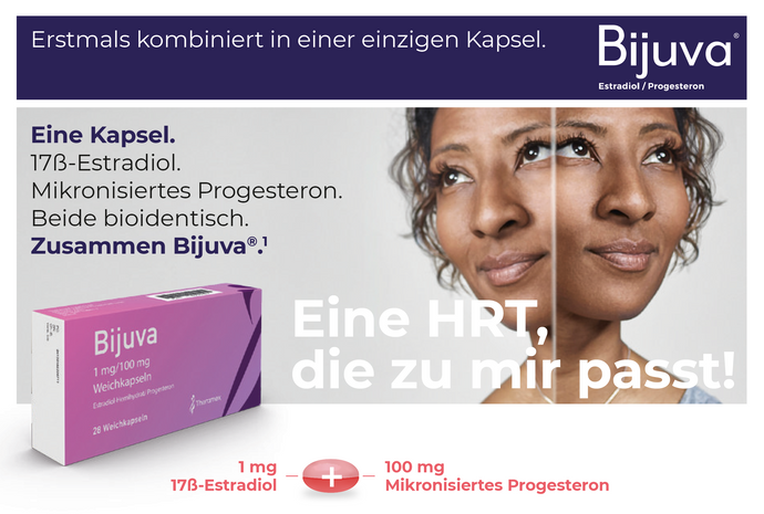 Bijuva®: Bioidentische Hormonersatztherapie für Frauen nach der Menopause